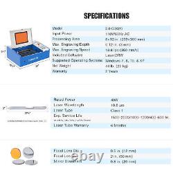 OMTech 40W 12x 8 CO2 Laser Engraver Marker Machine Crafts Marker USB Interface