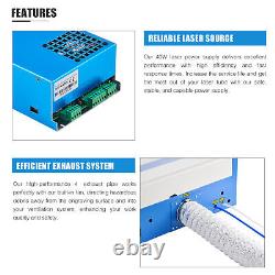 OMTech 40W 12x 8 CO2 Laser Engraver Marker Machine Crafts Marker USB Interface