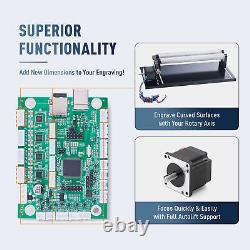 OMTech 40W CO2 Laser Engraver K40+ Mainboard for Rotary Axis & LightBurn Comp