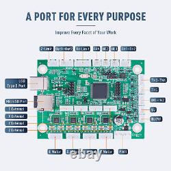 OMTech 40W CO2 Laser Engraver K40+ Mainboard for Rotary Axis & LightBurn Comp