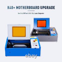 OMTech 40W CO2 Laser Engraver K40+ Mainboard for Rotary Axis & LightBurn Comp
