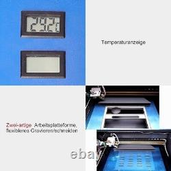 OMTech 40W CO2 Laser Engraving Machine 8 X 12 LCD Display 700mm Tube SH-G3020