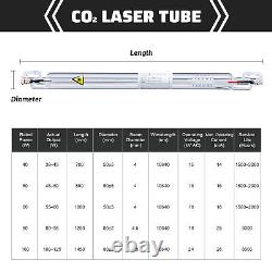 OMTech 40W CO2 Laser Tube 700mm for 40W K40 CO2 Laser Engraver Engraving Machine