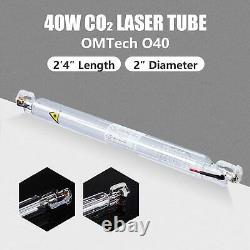 OMTech 40W K40 CO2 Laser Tube Dia 50mm Length 700mm for Laser Engraver Cutter