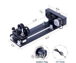 OMTech 4-WHEEL ROTARY AXIS WITH 360 DEGREE ROTATION FOR 50W AND UP CO2 LASER
