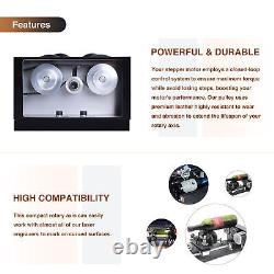 OMTech 4-Wheel Rotary Axis Attachment for 60W -150W CO2 Laser Engraver Cutter