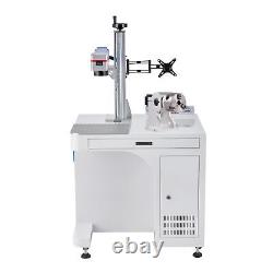 OMTech 50W 12x12 Fiber Laser Marker Engraver Marking Machine with Rotary Axis