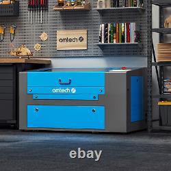 OMTech 50W 12x20 30x50 cm CO2 Laser Engraver Cutter Engring Cutting Machine