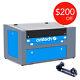 Omtech 50w 12x20in Co2 Laser Engraver Engraving Machine With Rotation Axis C