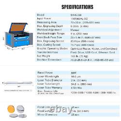 OMTech 50W 12x20in CO2 Laser Engraver Engraving Machine with Rotation Axis C