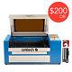 Omtech 50w 20x12 Co2 Laser Engraving Cutter Withlightburn & Rotary Axis