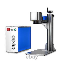 OMTech 50W 8x8 Fiber Laser Marking Machine Engraver Marker with Protective Cover