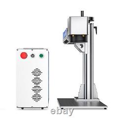 OMTech 50W 8x8 Fiber Laser Marking Machine Engraver Marker with Protective Cover