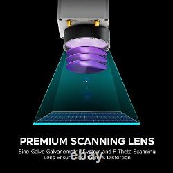 OMTech 50W 8x8 in Fiber Laser Marking Engraving Machine for Metal Steel