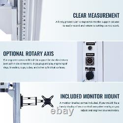 OMTech 50W Fiber Laser Engraver & Laser Cutter Station for Etching Metal & More