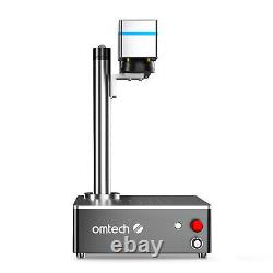 OMTech 50W Fiber Laser Engraver Metal Etching Machine with 5.9x5.9 Workbed