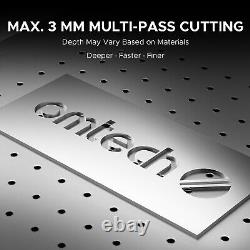 OMTech 50W Fiber Laser Engraver Metal Etching Machine with 5.9x5.9 Workbed