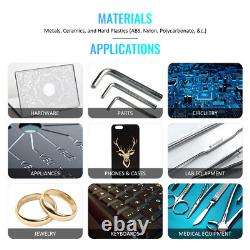 OMTech 50W Raycus Fiber Laser Cutter & Laser Engraver Station with Rotray Axis