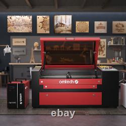 OMTech 60W 16x24 CO2 Laser Engraving Cutting Machine with CW-5000 Water Chiller