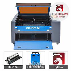 OMTech 60W 16x24 Inch CO2 Laser Engraver Cutter with Stardand Accessories Combo