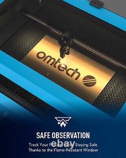 OMTech 60W 20x28 Cutting Engraving CO2 Laser Engraver Cutter Water Chiller