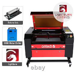 OMTech 60W 20x28in Autofocus CO2 Laser Engraver with Stardand Accessories Combo