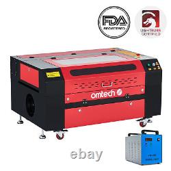 OMTech 60W 20x28in Workbed CO2 Laser Engraver Cutter with CW3000 Water Chiller
