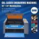 Omtech 60w 24x16 60x40cm Bed Ruida Co2 Laser Engraver Cutter Engraving Machine