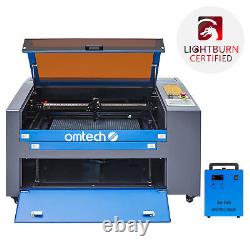 OMTech 60W 24x16 Inch CO2 Laser Engraver Cutter with CW-3000 Water Chiller