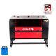Omtech 60w 28x20 Co2 Laser Engraver Cutter Autofocus With Cw-3000 Water Chiller