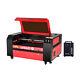 Omtech 60w 28x20 Co2 Laser Engraver Cutter Marker With 9l Cw-5000 Water Chiller
