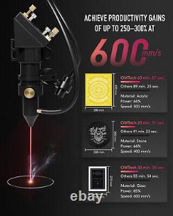 OMTech 60W CO2 Laser Engraving Machine with Motorized 20x28 Workbed & 4 Way Pass