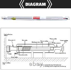 OMTech 60W CO2 Laser Tube 1000mm for 60W CO2 Laser Engraver Cutting Machine