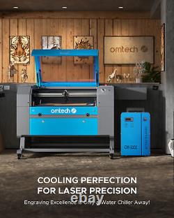 OMTech 6L Dual Water Chiller CW5202 for 2 CO2 Laser Cutting Engraving Machine