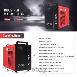 OMTech 6L Water Chiller for 50W-100W CO2 Laser Tube CNC Laser Engraver Cooling
