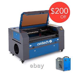OMTech 70W 16x30 CO2 Laser Engraver Cutter Marker with CW5200 Water Chiller