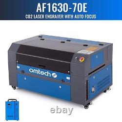 OMTech 70W 16x30 CO2 Laser Engraver Engraving Machine w. CW-5200 Water Chiller