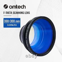 OMTech 70-300mm Fiber Laser Field Lens 1064nm for Fiber Laser Engraver Marker