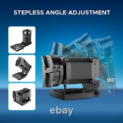 OMTech 70mm Rotary Axis Attachment for Fiber Laser Engraver w 3 Jaw Rotary Chuck