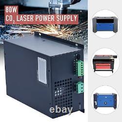 OMTech 80W 110V CO2 Laser Power Supply for 80W Laser Tube Engraver Cutter LCD