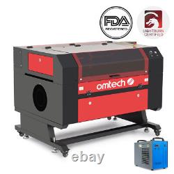 OMTech 80W 20x28 CO2 Laser Engraving Cutting Machine with CW-5200 Water Chiller