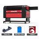 Omtech 80w 20x28in Autofocus Co2 Laser Engraver With Premium Accessories Pack