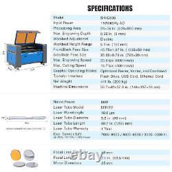 OMTech 80W 24x35 Bed CO2 Laser Engraving Engraver Cutter with Ruida Autofocus