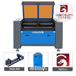 OMTech 80W 24x35in Autofocus CO2 Laser Engraver with Premium Accessories Combo