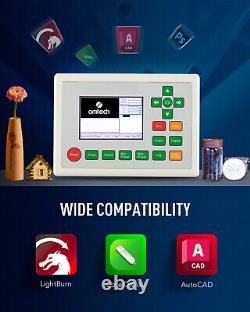 OMTech 80W 28x20 CO2 Laser Engraving Cutting Marking Machine for Wood Arcly More