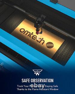 OMTech 80W 28x20 CO2 Laser Engraving Cutting Marking Machine for Wood Arcly More
