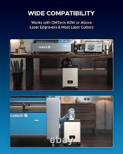 OMTech 80W Air Purifier 3 Stage Filter Smoke Purifier for CO2 Laser Engravers