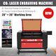 Omtech 80w Co2 Laser Engraving Cutting Marking Machine With 28x20 Bed Autofocus
