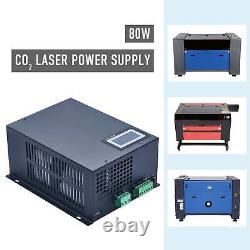 OMTech 80W CO2 Laser Power Supply for CO2 Engraving Engraver Cutter LCD Display