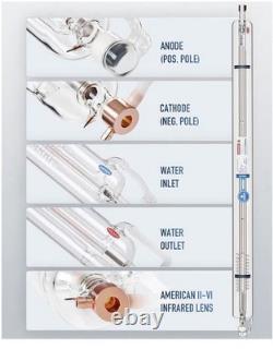 OMTech 80W CO2 Laser Tube for Laser Engraver & Cutter Machine